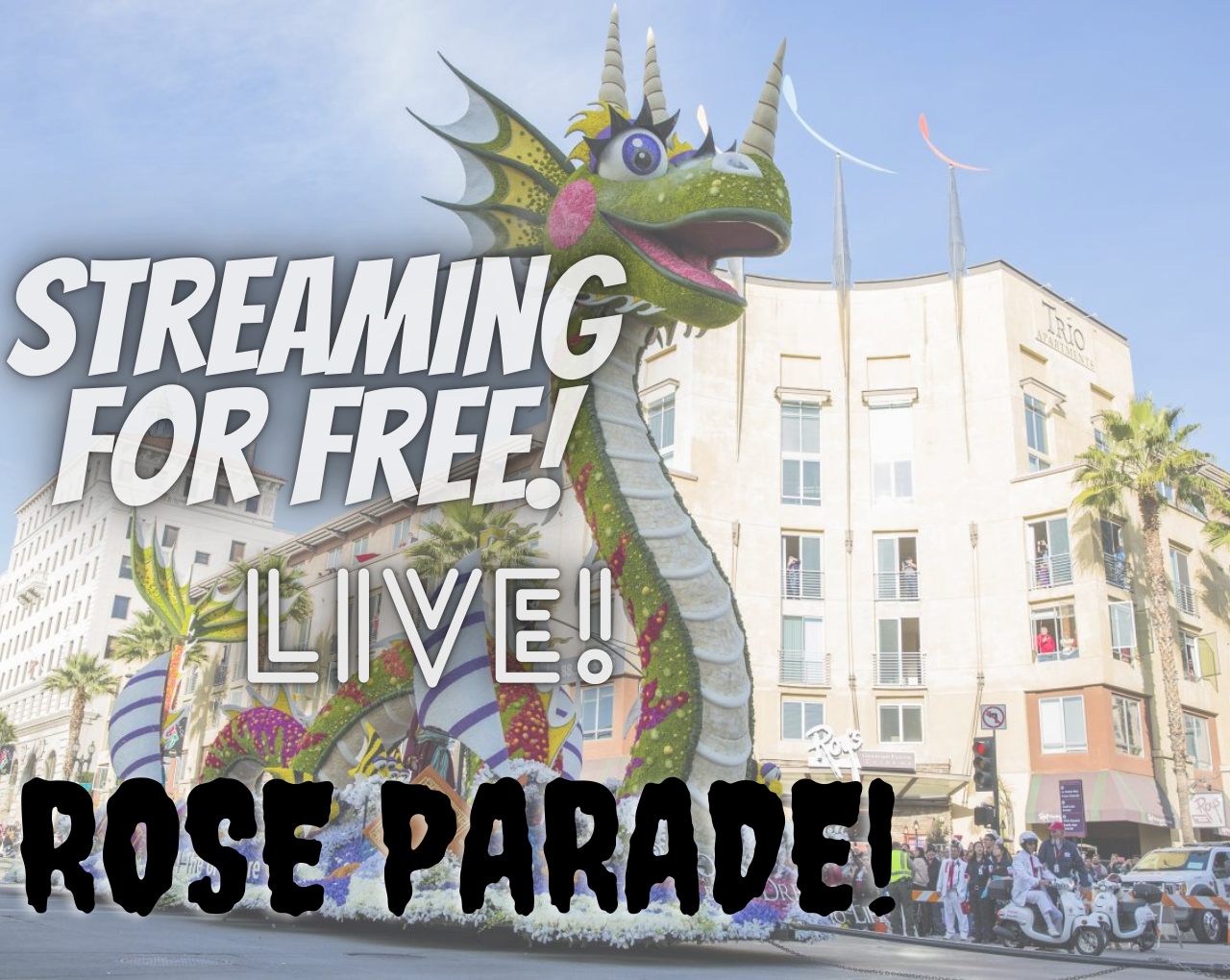 How to Watch Today’s Presidents Tournament 2025 Rose Bowl Parade for Free